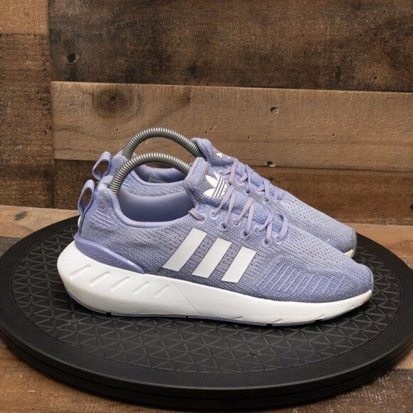ADIDAS SWIFT RUN 22 WOMENS ATHLETIC SHOES RUNNING WALKING GYM LIGHT PURPLE SZ 7 - Picture 9 of 9